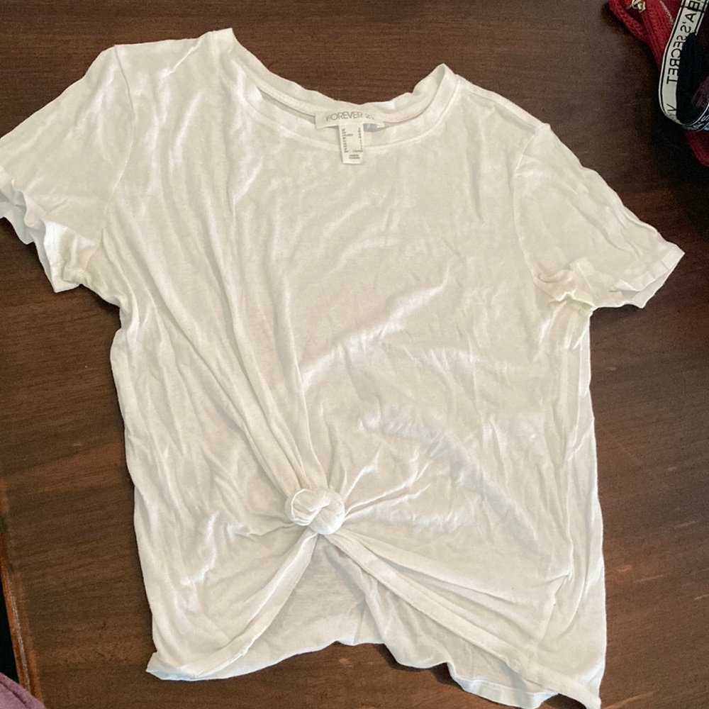 Classic white tee